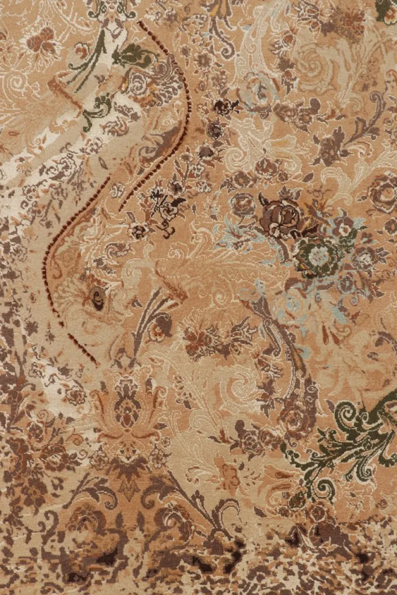 Pamono Rug with Floral and Abstract Patterns from R&K Principal Jahanshah Nazmiyal> Carpets & Textiles|Carpets & Textiles