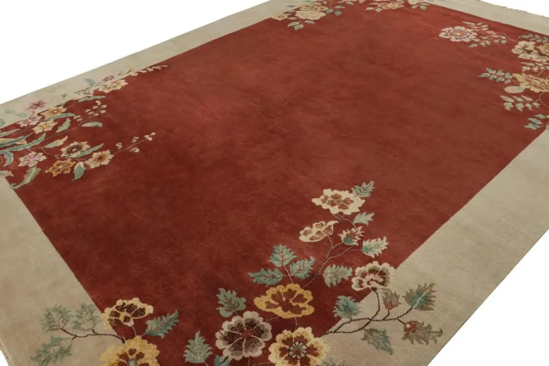 Pamono Rug with Floral Pattern from R&K Principal Jahanshah Nazmiyal> Carpets & Textiles|Carpets & Textiles