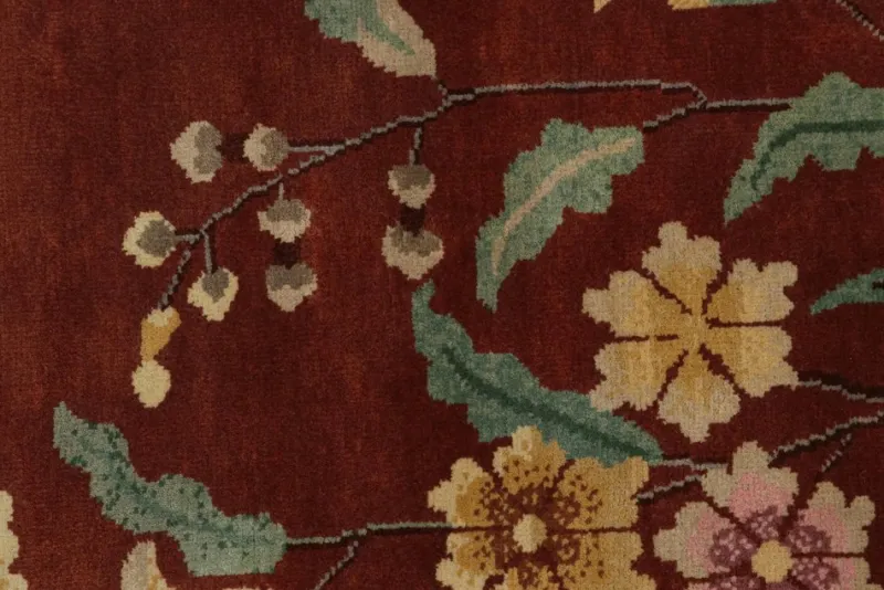 Pamono Rug with Floral Pattern from R&K Principal Jahanshah Nazmiyal> Carpets & Textiles|Carpets & Textiles