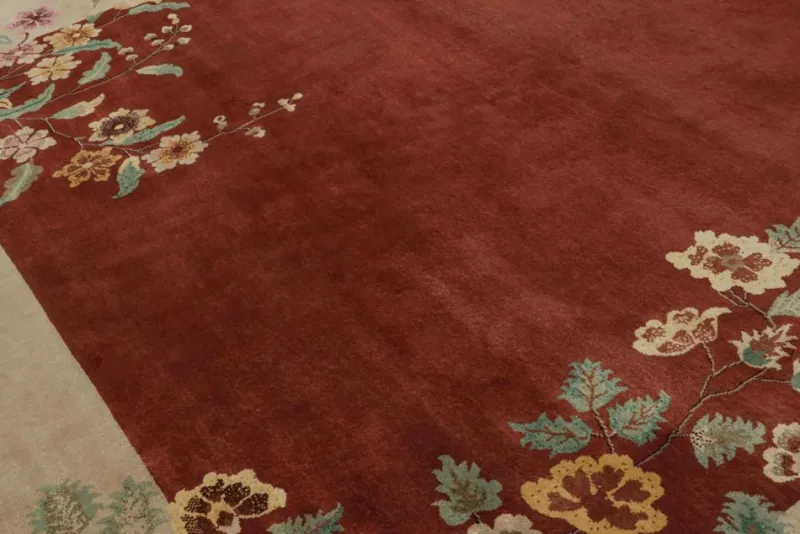 Pamono Rug with Floral Pattern from R&K Principal Jahanshah Nazmiyal> Carpets & Textiles|Carpets & Textiles