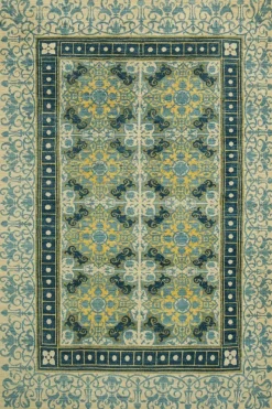 Pamono Rug with Floral Patterns from R&K Principal Jahanshah Nazmiyal> Carpets & Textiles|Carpets & Textiles