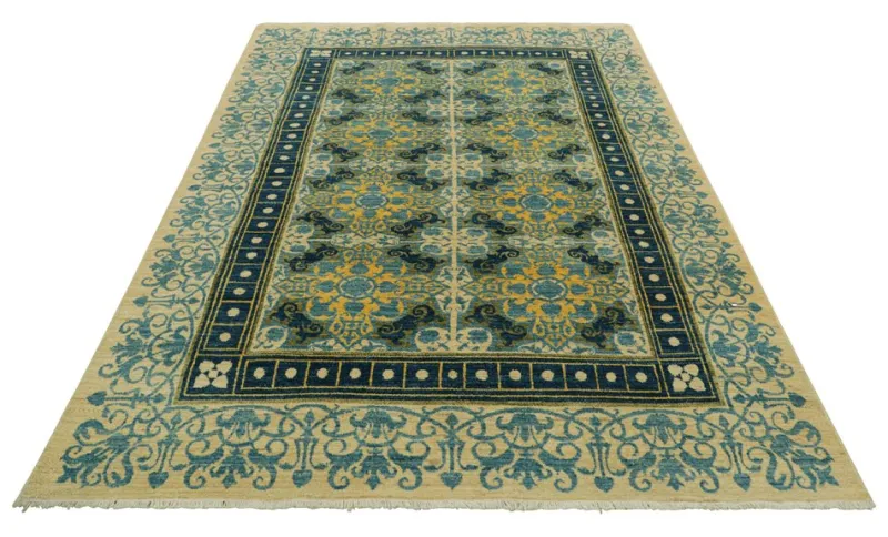 Pamono Rug with Floral Patterns from R&K Principal Jahanshah Nazmiyal> Carpets & Textiles|Carpets & Textiles