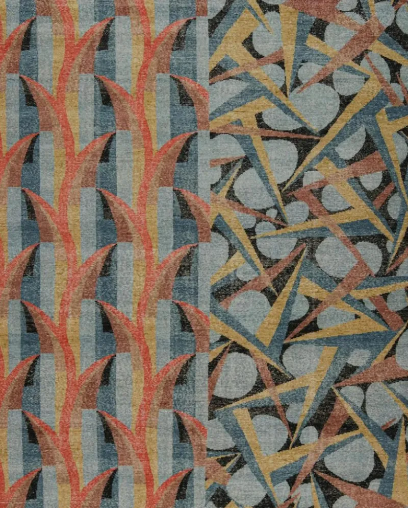 Pamono Rug with Geometric Patterns from R&K Principal Jahanshah Nazmiyal> Carpets & Textiles|Carpets & Textiles