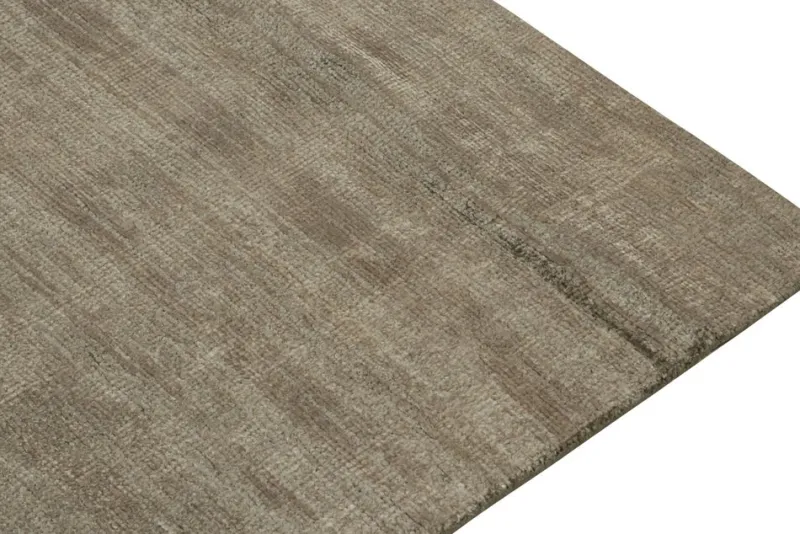 Pamono Rug with Hand-Knotted Silk Stripe from R&K Principal Jahanshah Nazmiyal> Carpets & Textiles|Carpets & Textiles