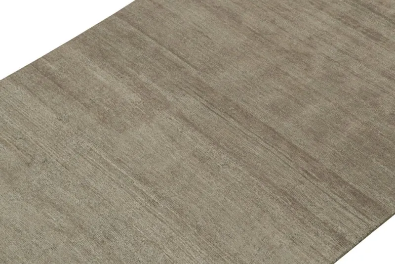 Pamono Rug with Hand-Knotted Silk Stripe from R&K Principal Jahanshah Nazmiyal> Carpets & Textiles|Carpets & Textiles