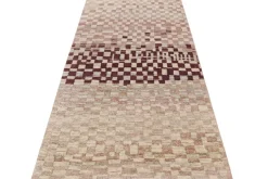 Pamono Rug with Pink and Cream Geometric Patterns from R&K Principal Jahanshah Nazmiyal><noscript><img width=