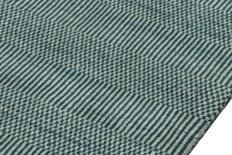 Pamono Rug with Stripes and Geometric Patterns from R&K Principal Jahanshah Nazmiyal> Carpets & Textiles|Carpets & Textiles