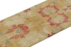 Hot Pamono Runner Rug in Floral Pattern from R&K Principal Jahanshah Nazmiyal