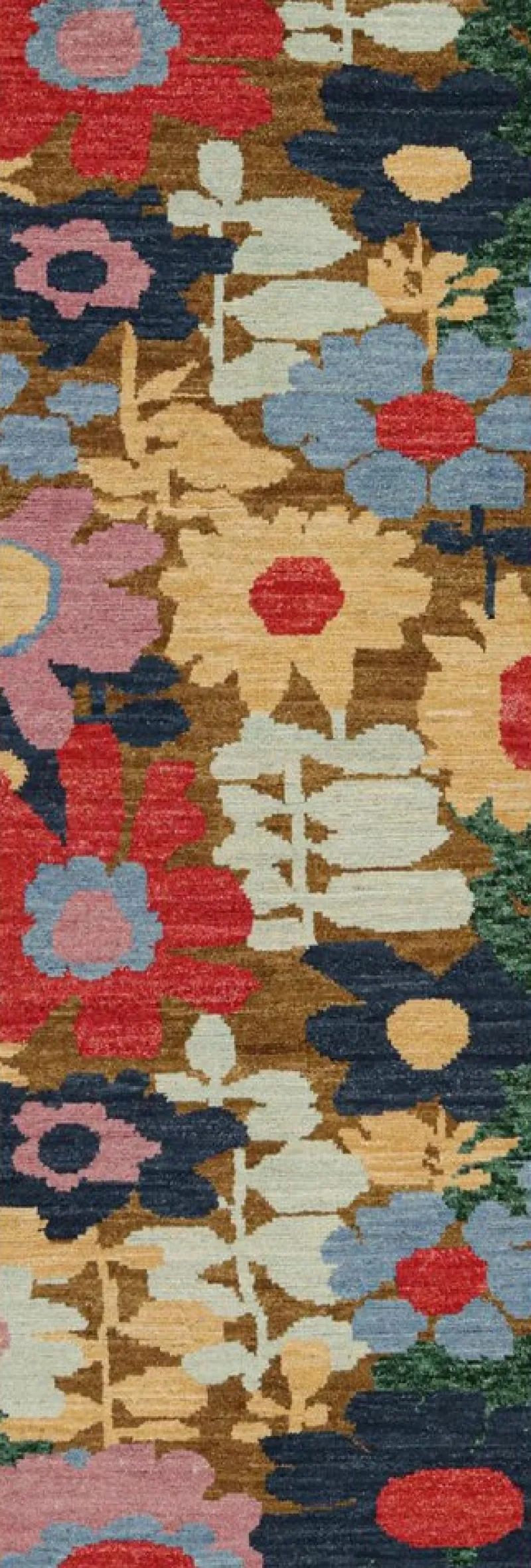 Pamono Runner with Floral Patterns from R&K Principal Jahanshah Nazmiyal