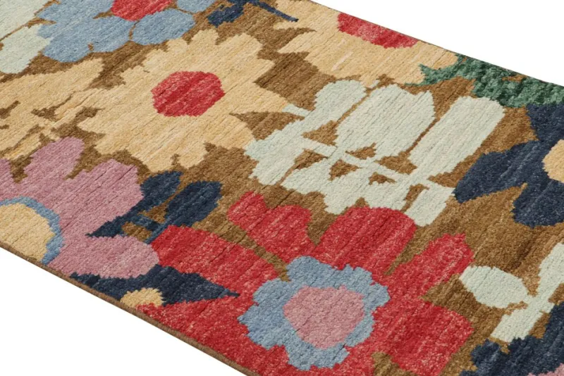 Pamono Runner with Floral Patterns from R&K Principal Jahanshah Nazmiyal