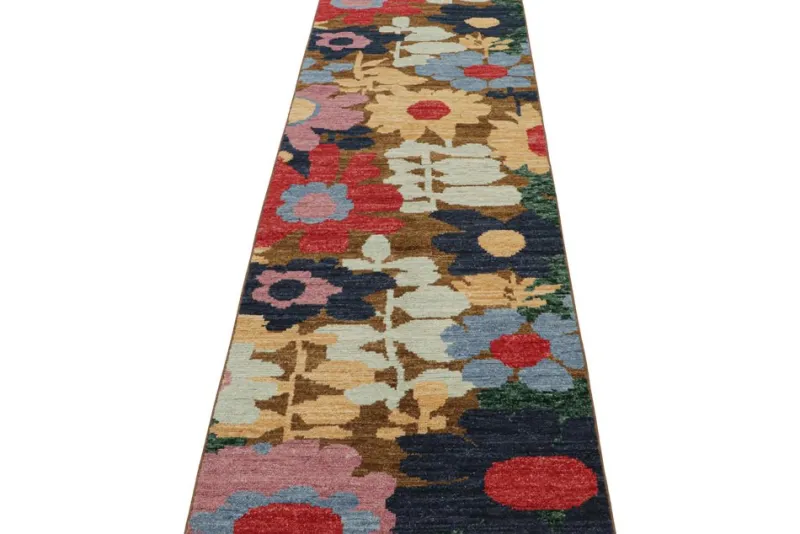 Pamono Runner with Floral Patterns from R&K Principal Jahanshah Nazmiyal
