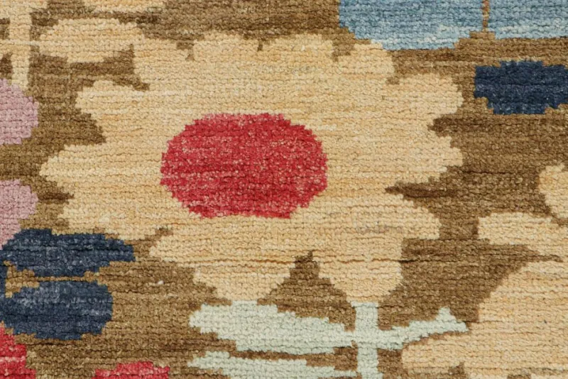 Pamono Runner with Floral Patterns from R&K Principal Jahanshah Nazmiyal> Carpets & Textiles|Carpets & Textiles
