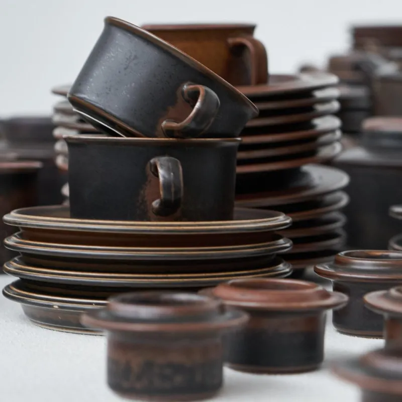 Pamono Ruska Tableware by Ulla Procopé for Arabia, 1970s, Set of 172> Dinnerware Accessories