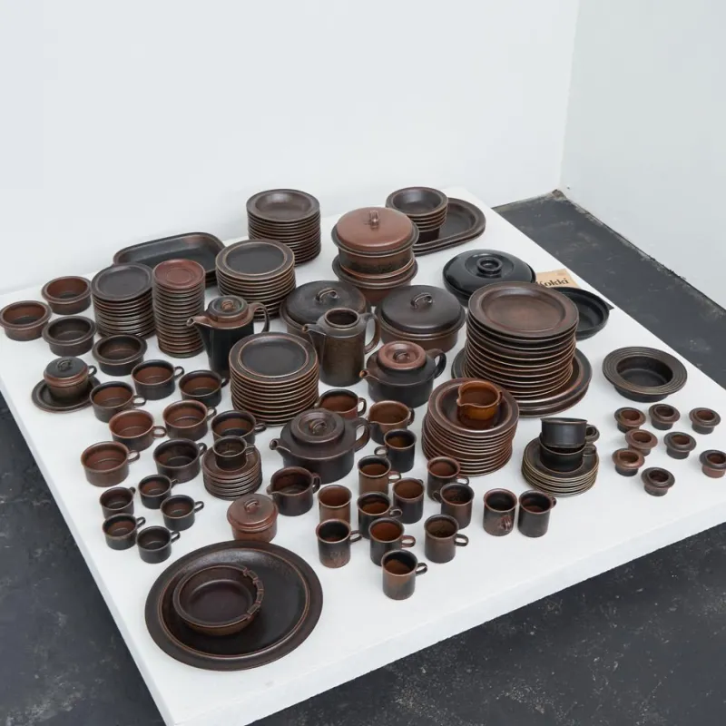 Pamono Ruska Tableware by Ulla Procopé for Arabia, 1970s, Set of 172> Dinnerware Accessories