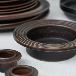 Pamono Ruska Tableware by Ulla Procopé for Arabia, 1970s, Set of 172><noscript><img width=
