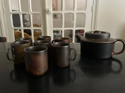 Pamono Ruska Tea Set by Ulla Procope, 1960s, Set of 8> Coffee & Tea Service