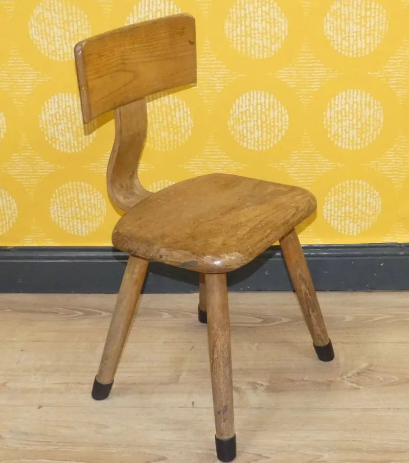 Pamono Rustic Children's Chair in Wood, 1960s> Children's Chairs