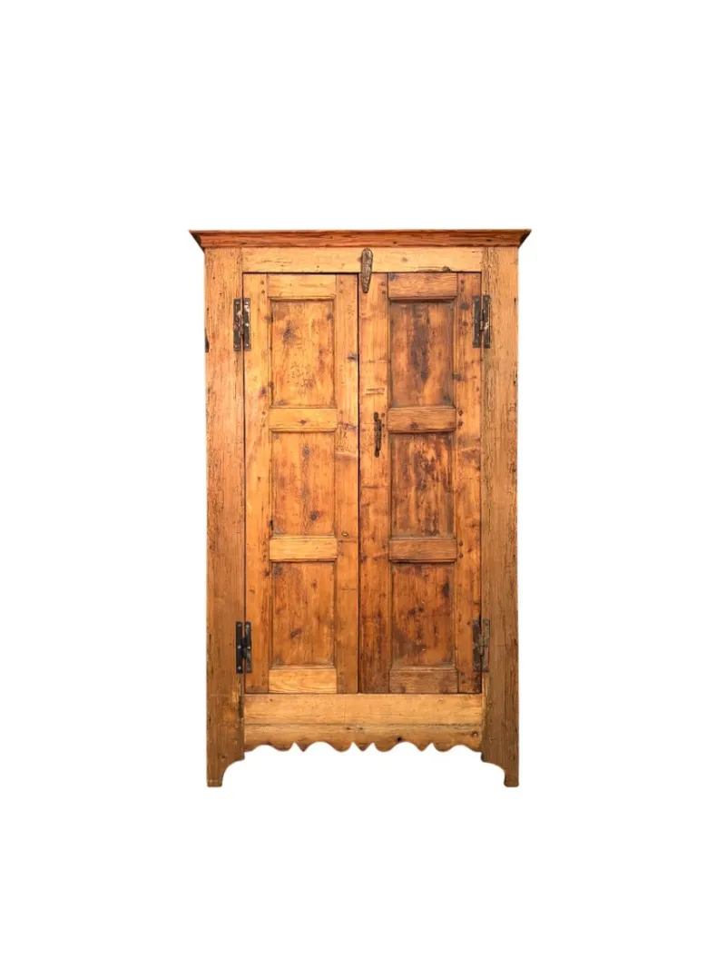 Online Pamono Rustic Fir Wardrobe, 1800