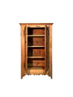 Online Pamono Rustic Fir Wardrobe, 1800
