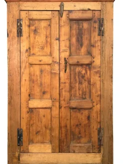 Online Pamono Rustic Fir Wardrobe, 1800