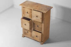 New Pamono Rustic Folk Art Chest of Drawers, 1890s