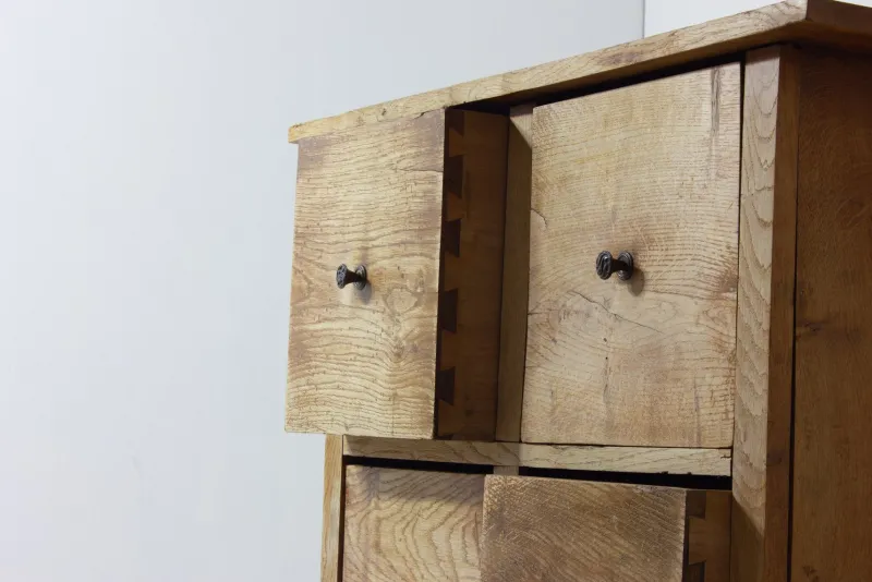 New Pamono Rustic Folk Art Chest of Drawers, 1890s