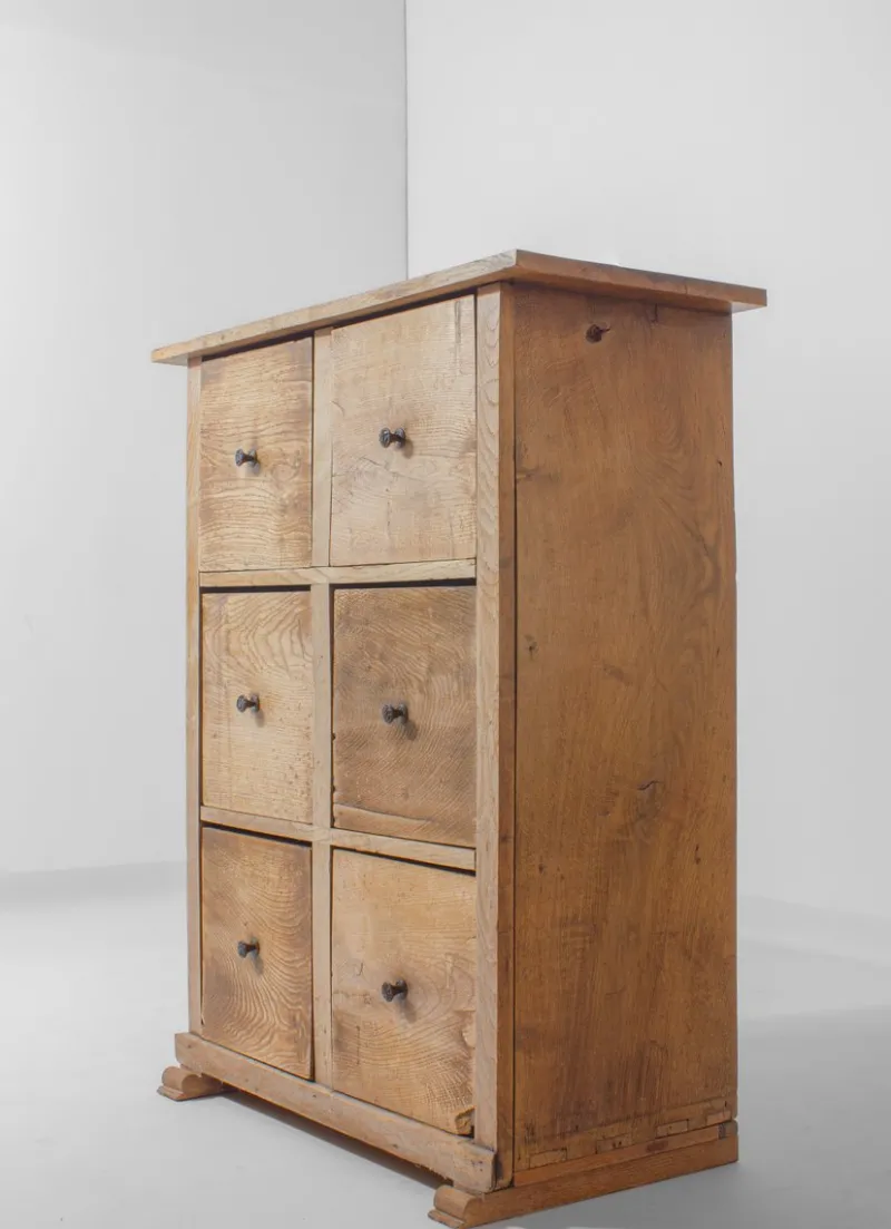 New Pamono Rustic Folk Art Chest of Drawers, 1890s