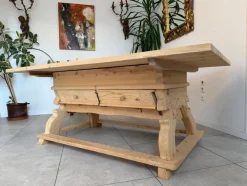 Hot Pamono Rustic Jogl Table Farmhouse Table in Natural Wood Spruce