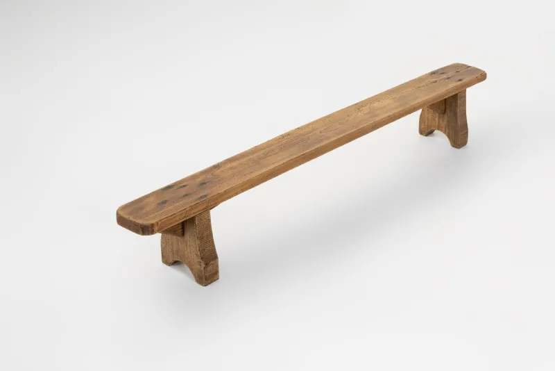 Pamono Rustic Low Bench in Wood, France, 1850s> Benches