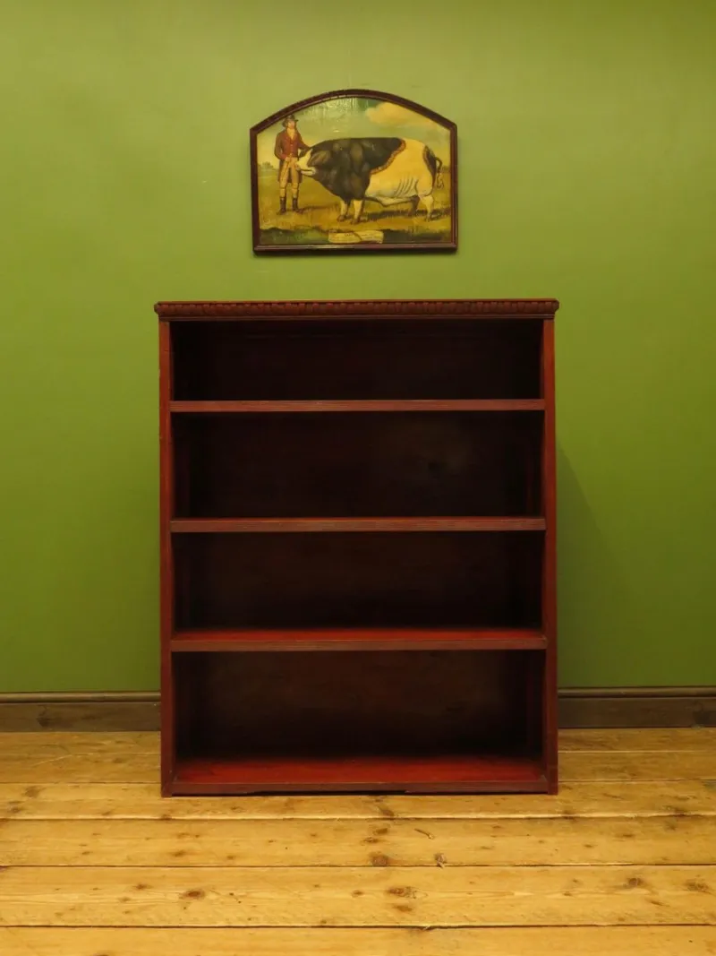 Pamono Rustic Red Pine Shelf Unit, 1890s> Shelves & Wall Units