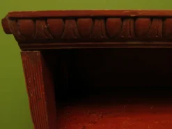 Pamono Rustic Red Pine Shelf Unit, 1890s><noscript><img width=