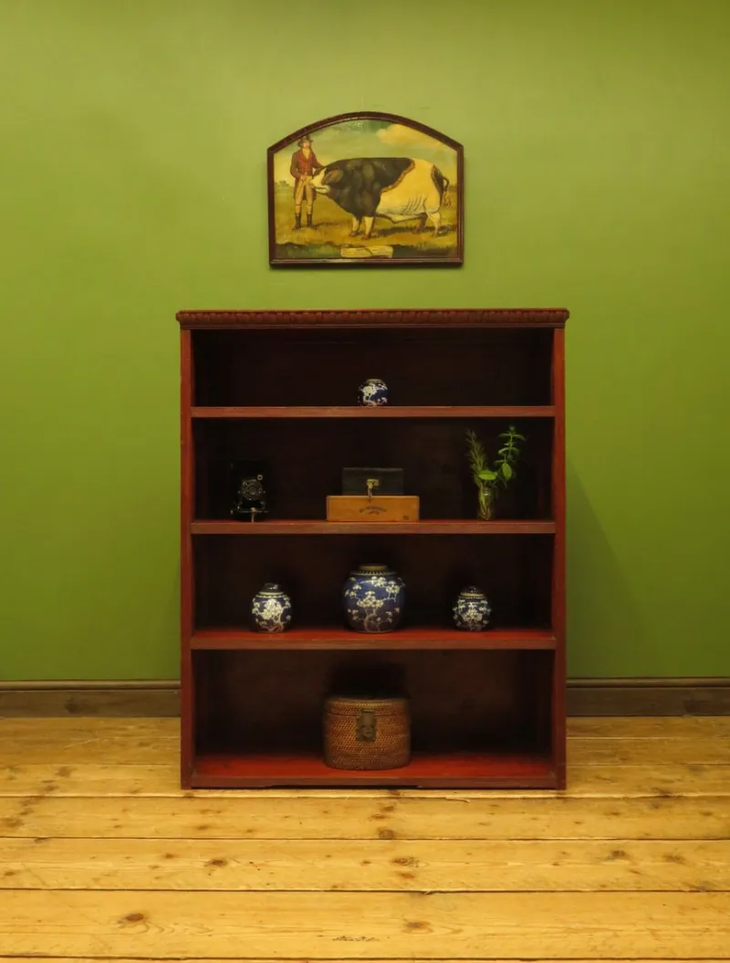 Pamono Rustic Red Pine Shelf Unit, 1890s> Shelves & Wall Units