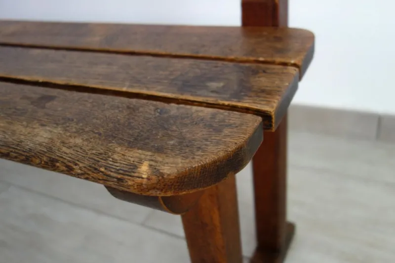 Discount Pamono Rustic School Bench, 1950s