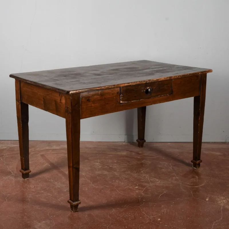 Pamono Rustic Solid Fir Table, Italy, 19th Century> Console Tables