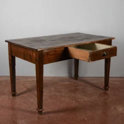Pamono Rustic Solid Fir Table, Italy, 19th Century><noscript><img width=