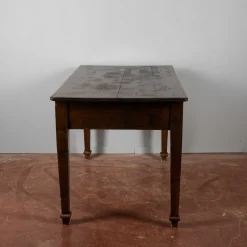 Pamono Rustic Solid Fir Table, Italy, 19th Century><noscript><img width=