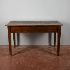 Pamono Rustic Solid Fir Table, Italy, 19th Century><noscript><img width=