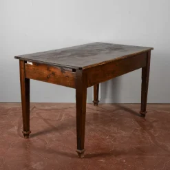 Pamono Rustic Solid Fir Table, Italy, 19th Century><noscript><img width=