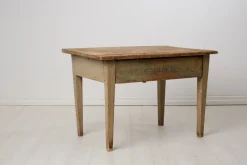 Pamono Rustic Swedish Country Table with Original Paint and Patina><noscript><img width=