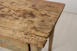 Pamono Rustic Swedish Country Table with Original Paint and Patina><noscript><img width=