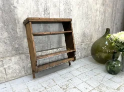 Sale Pamono Rustic Wall Mounted Wooden Shelves, 1930s