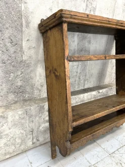 Sale Pamono Rustic Wall Mounted Wooden Shelves, 1930s