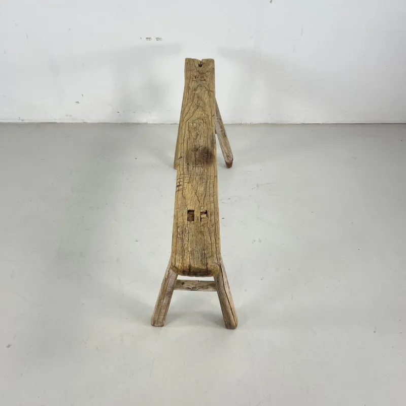 Hot Pamono Rustic Wooden Pig Bench
