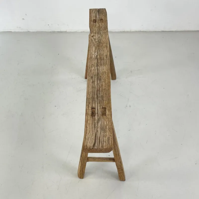 Clearance Pamono Rustic Wooden Pig Bench