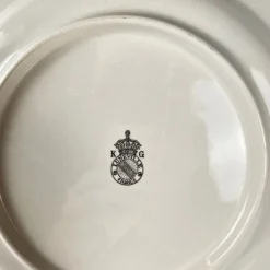 Best Pamono Réverbère Dinner Plates from KG Luneville, 1920s, Set of 6
