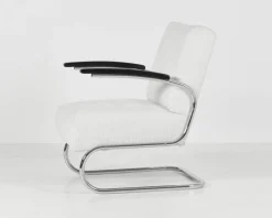 Pamono S 411 Armchairs by W.H. Gispen for Mücke & Melder, 1930s, Set of 2><noscript><img width=