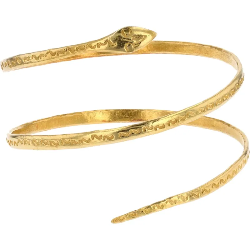 Pamono 1960s 18 Karat Yellow Gold Snake Bracelet> Bracelets