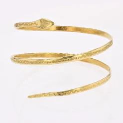 Pamono 1960s 18 Karat Yellow Gold Snake Bracelet><noscript><img width=