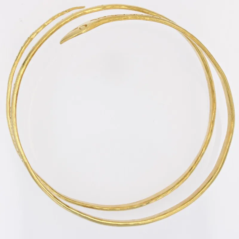 Pamono 1960s 18 Karat Yellow Gold Snake Bracelet> Bracelets