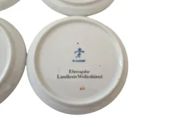 Clearance Pamono 1970s Furstenberg Porcelain Drink Coasters With German Philosopher Silhouette Portraits, Set of 4
